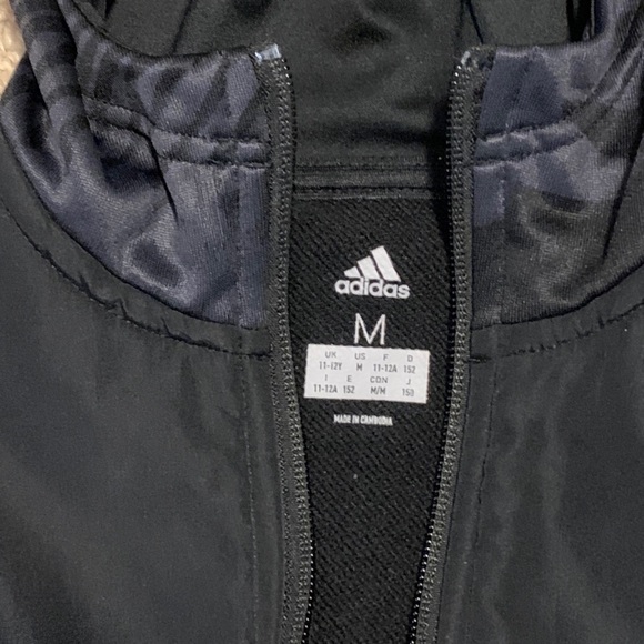 Boys Adidas Hoodie Sweatshirt - Picture 2 of 2